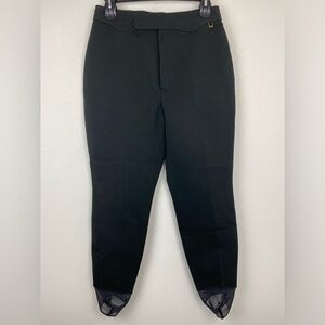 Vintage Roffe size 14 Women’s Black Stirrup Winter Snow Ski Pants